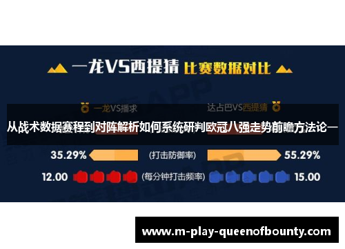从战术数据赛程到对阵解析如何系统研判欧冠八强走势前瞻方法论一 从战术数据赛程到对阵解析如何系统研判欧冠八强走势前瞻方法论一